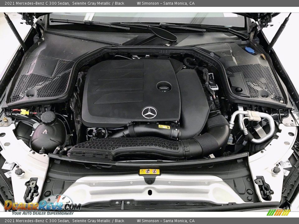 2021 Mercedes-Benz C 300 Sedan Selenite Gray Metallic / Black Photo #7