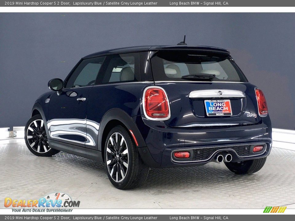 2019 Mini Hardtop Cooper S 2 Door Lapisluxury Blue / Satellite Grey Lounge Leather Photo #10