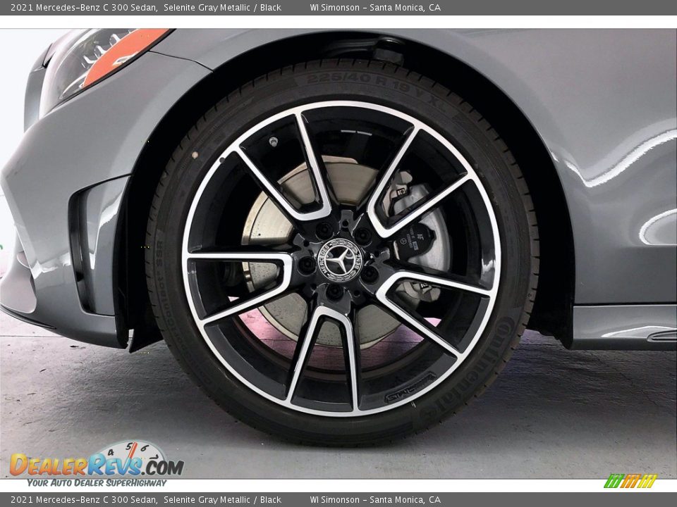 2021 Mercedes-Benz C 300 Sedan Selenite Gray Metallic / Black Photo #8