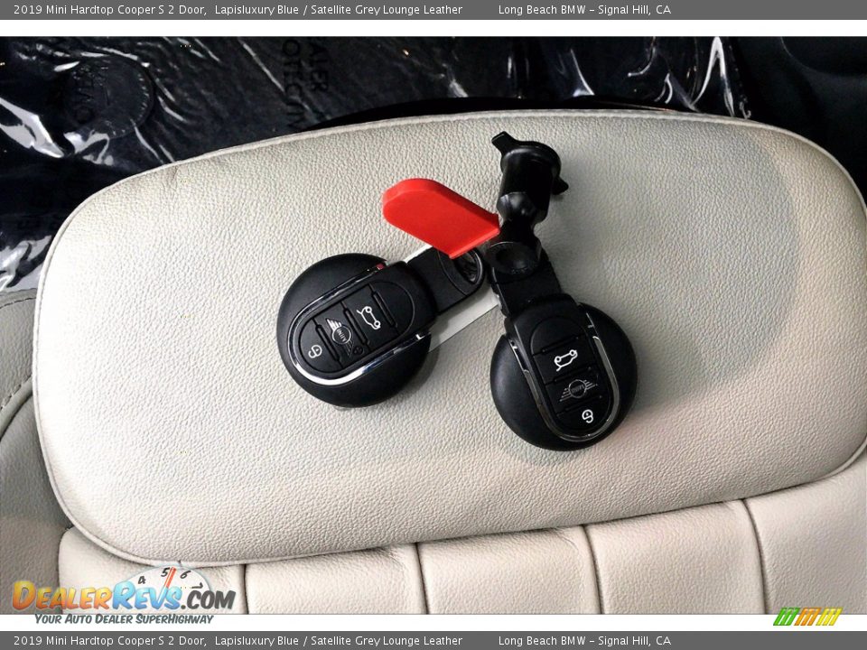 2019 Mini Hardtop Cooper S 2 Door Lapisluxury Blue / Satellite Grey Lounge Leather Photo #11