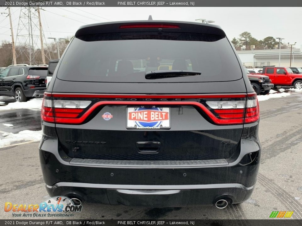 2021 Dodge Durango R/T AWD DB Black / Red/Black Photo #7