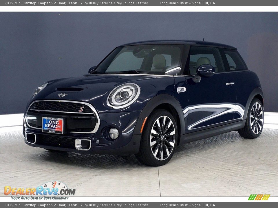 2019 Mini Hardtop Cooper S 2 Door Lapisluxury Blue / Satellite Grey Lounge Leather Photo #12