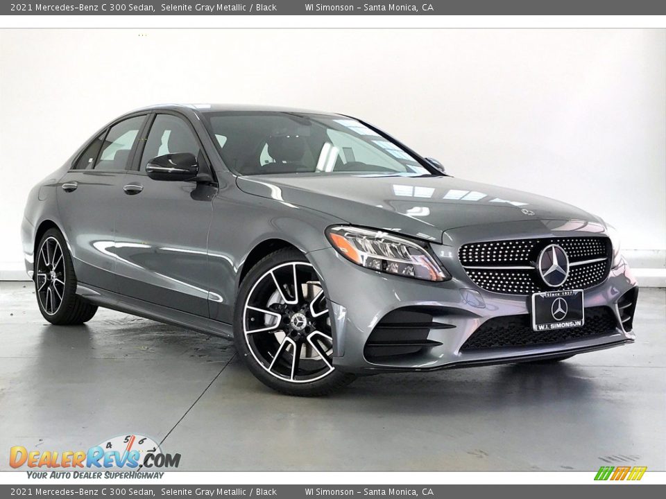 2021 Mercedes-Benz C 300 Sedan Selenite Gray Metallic / Black Photo #11