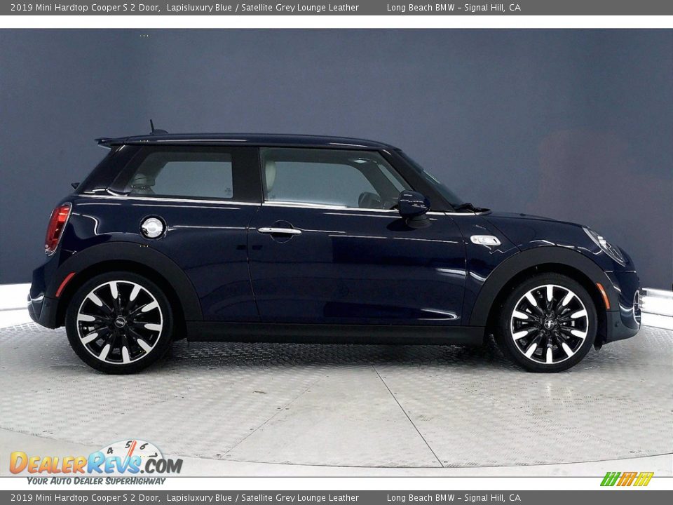 2019 Mini Hardtop Cooper S 2 Door Lapisluxury Blue / Satellite Grey Lounge Leather Photo #14