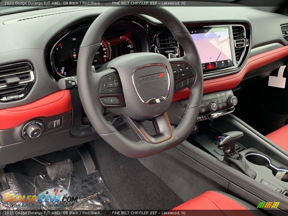 2021 Dodge Durango R/T AWD DB Black / Red/Black Photo #12