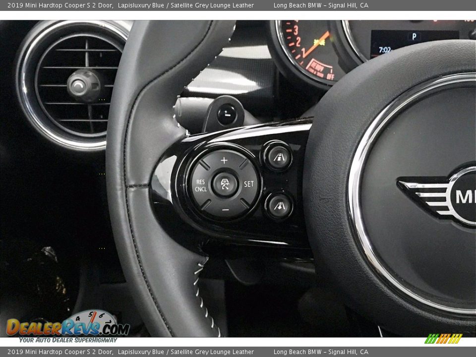 2019 Mini Hardtop Cooper S 2 Door Lapisluxury Blue / Satellite Grey Lounge Leather Photo #18
