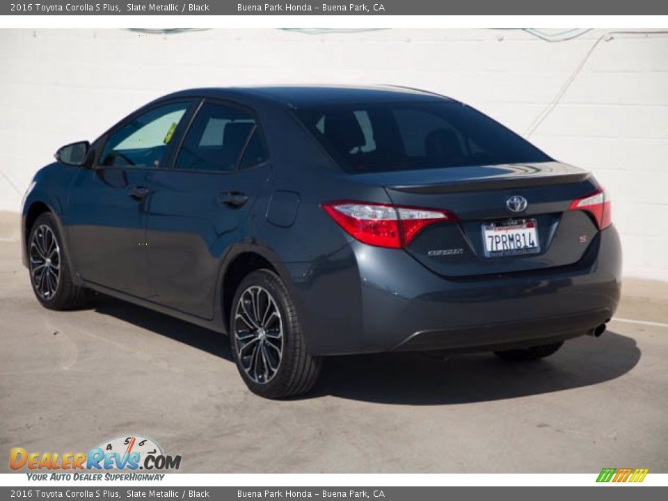 2016 Toyota Corolla S Plus Slate Metallic / Black Photo #2