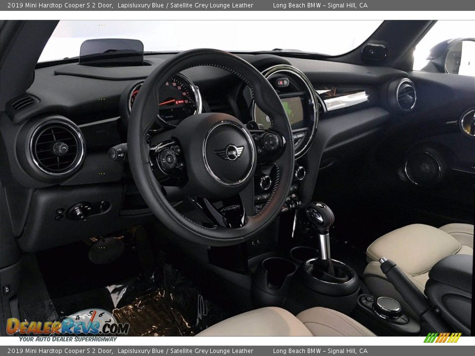 2019 Mini Hardtop Cooper S 2 Door Lapisluxury Blue / Satellite Grey Lounge Leather Photo #21