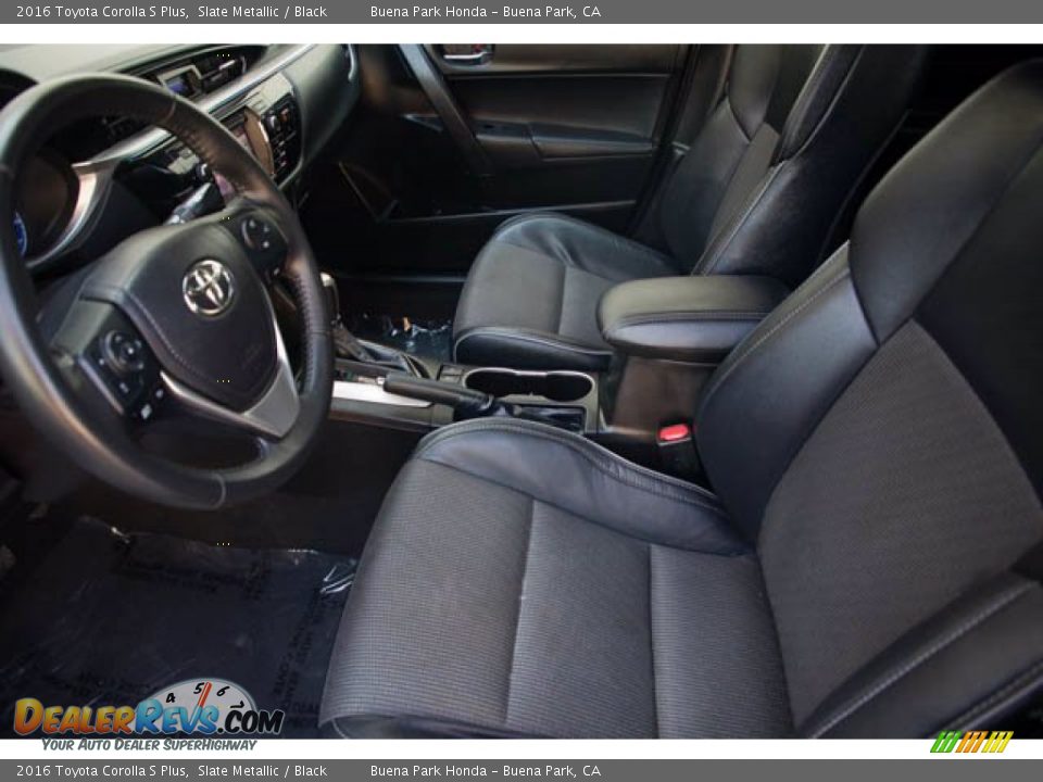 2016 Toyota Corolla S Plus Slate Metallic / Black Photo #3