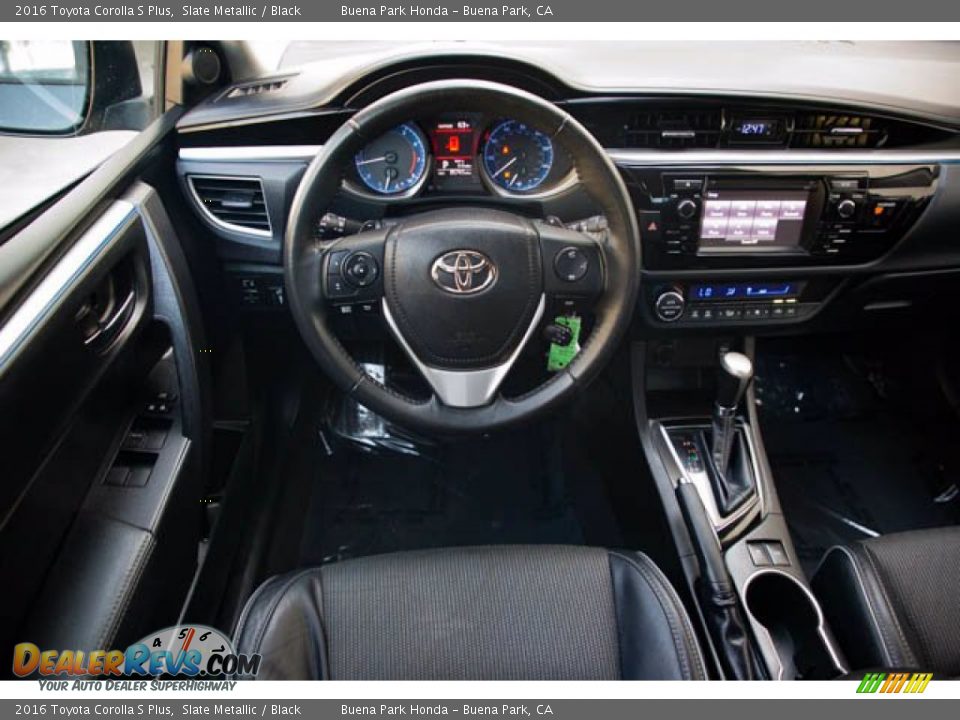 2016 Toyota Corolla S Plus Slate Metallic / Black Photo #5