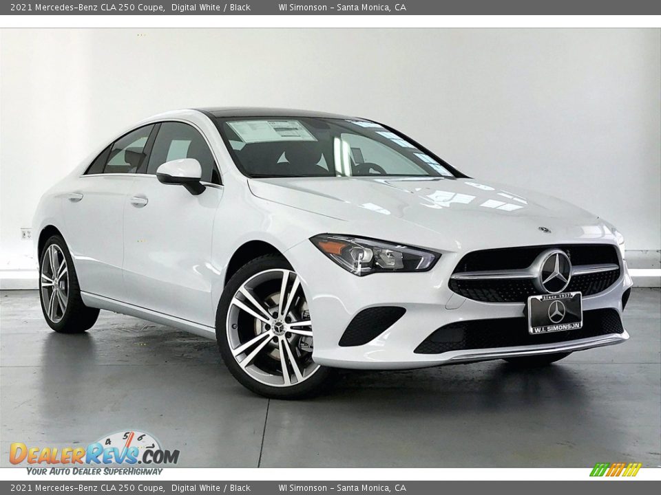 2021 Mercedes-Benz CLA 250 Coupe Digital White / Black Photo #12