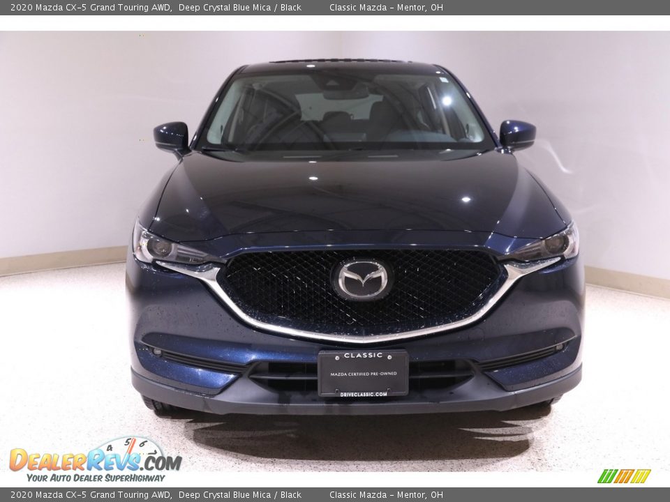 2020 Mazda CX-5 Grand Touring AWD Deep Crystal Blue Mica / Black Photo #2