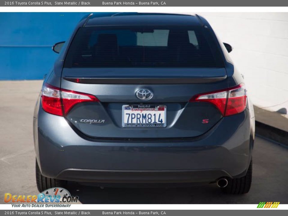 2016 Toyota Corolla S Plus Slate Metallic / Black Photo #9