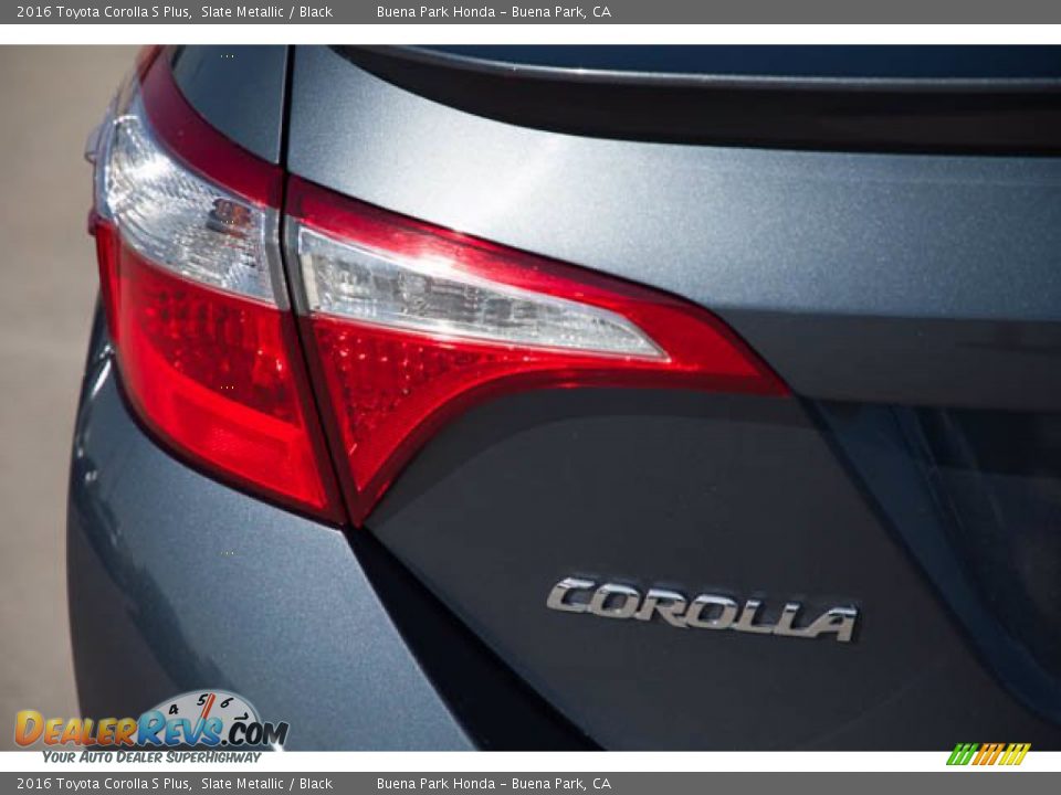 2016 Toyota Corolla S Plus Slate Metallic / Black Photo #10