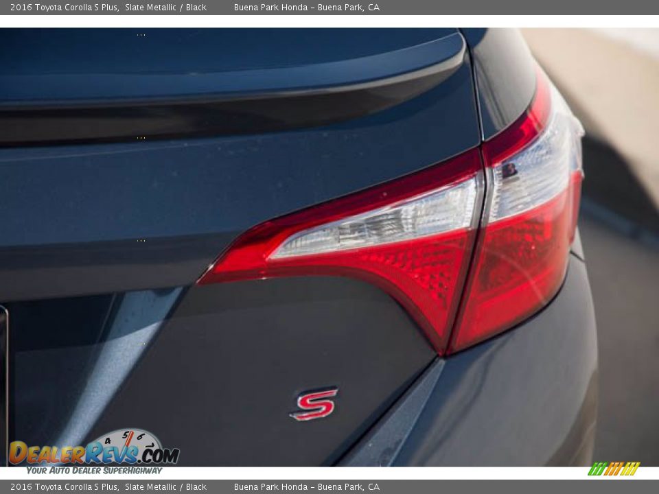2016 Toyota Corolla S Plus Slate Metallic / Black Photo #11