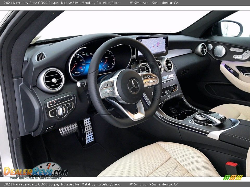 Dashboard of 2021 Mercedes-Benz C 300 Coupe Photo #4