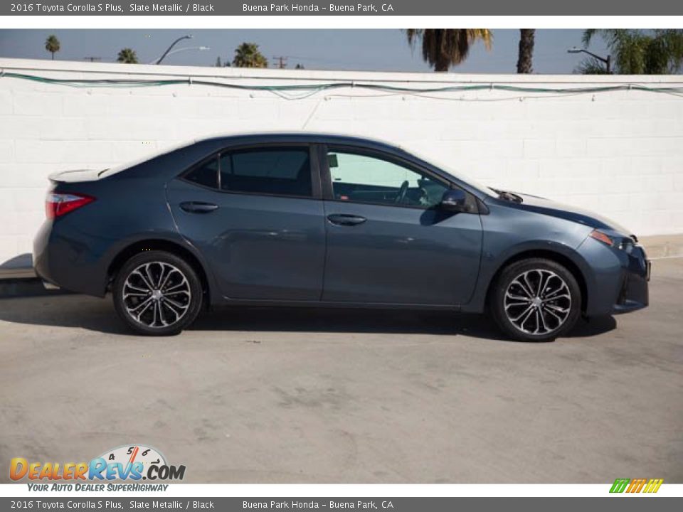 2016 Toyota Corolla S Plus Slate Metallic / Black Photo #12