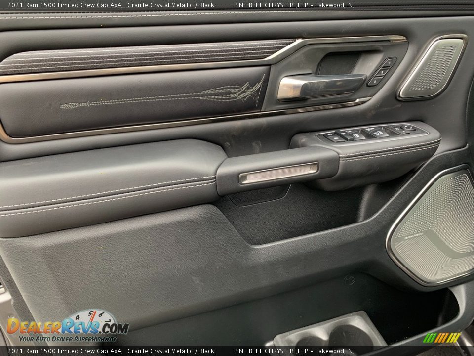 2021 Ram 1500 Limited Crew Cab 4x4 Granite Crystal Metallic / Black Photo #12
