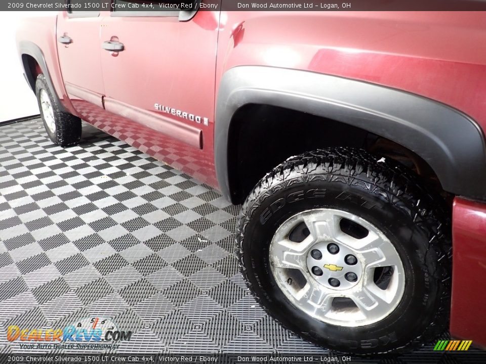 2009 Chevrolet Silverado 1500 LT Crew Cab 4x4 Victory Red / Ebony Photo #3