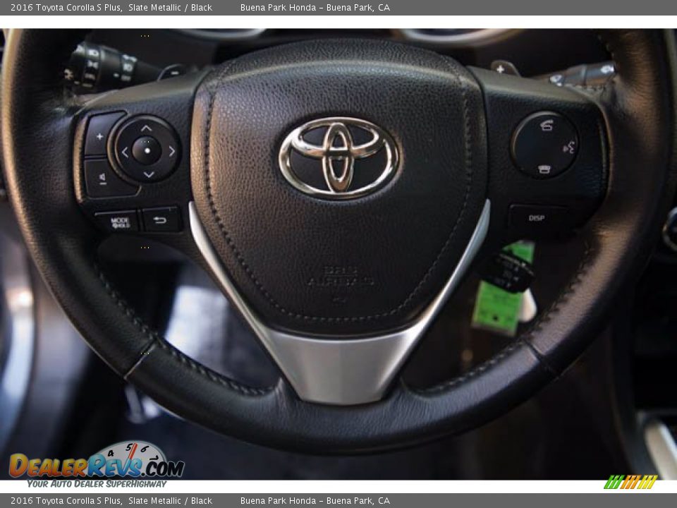 2016 Toyota Corolla S Plus Slate Metallic / Black Photo #13