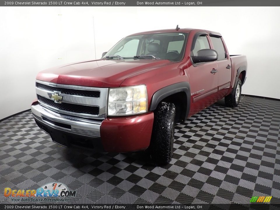 2009 Chevrolet Silverado 1500 LT Crew Cab 4x4 Victory Red / Ebony Photo #7