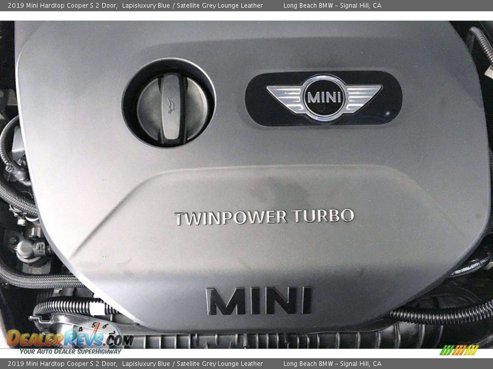 2019 Mini Hardtop Cooper S 2 Door Lapisluxury Blue / Satellite Grey Lounge Leather Photo #34