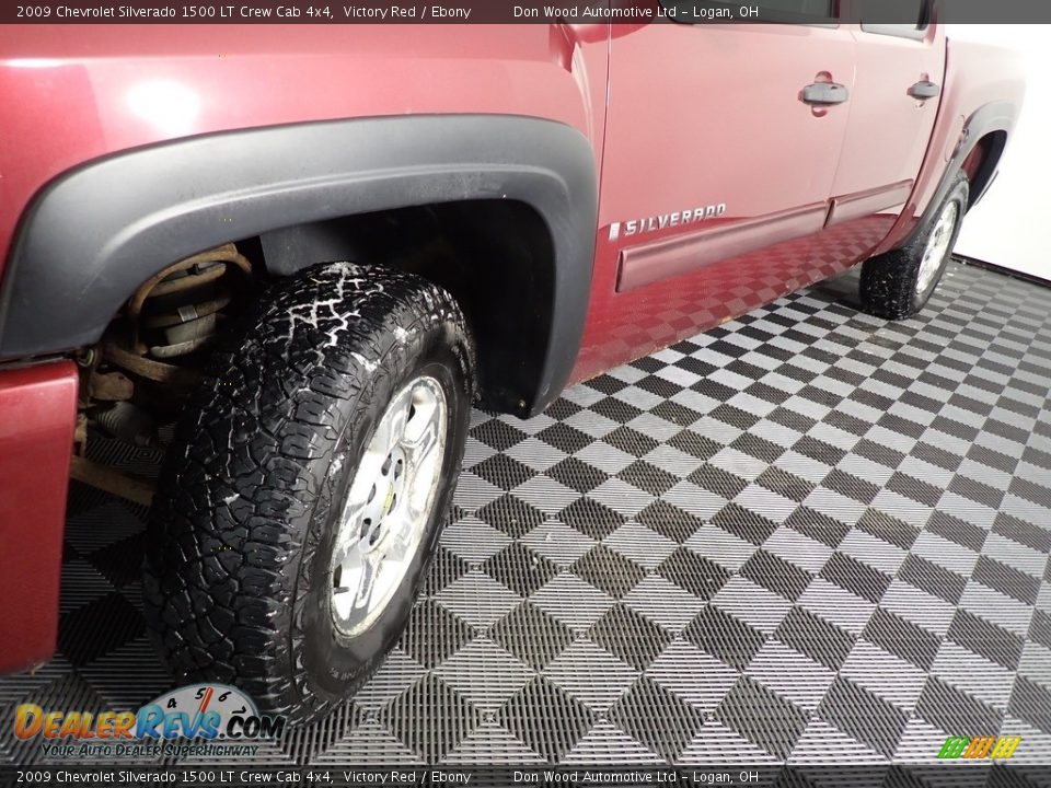 2009 Chevrolet Silverado 1500 LT Crew Cab 4x4 Victory Red / Ebony Photo #8