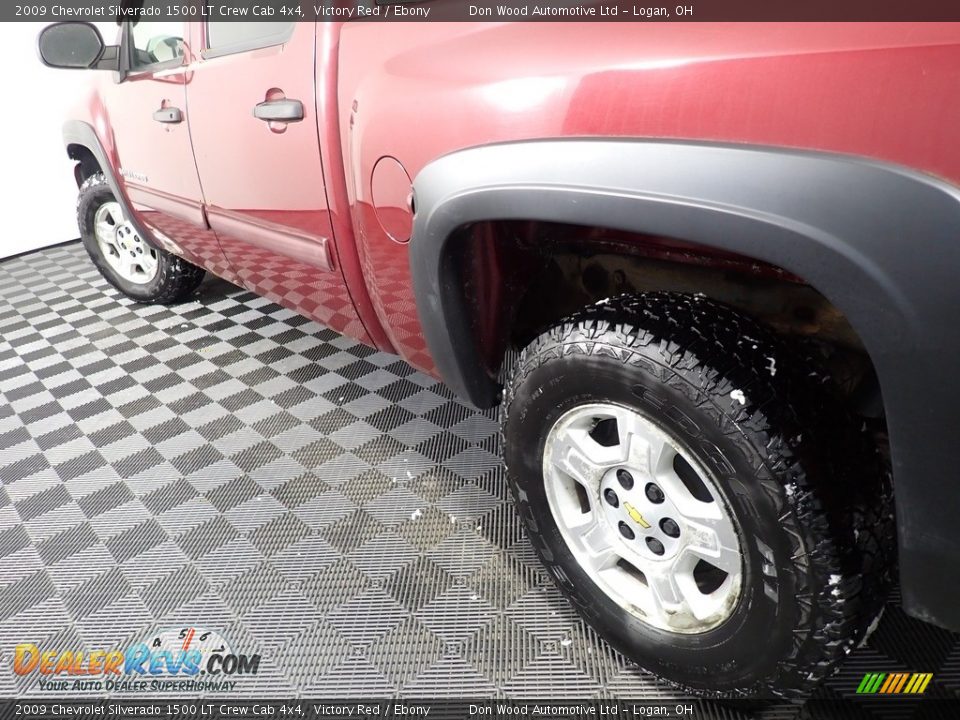 2009 Chevrolet Silverado 1500 LT Crew Cab 4x4 Victory Red / Ebony Photo #9