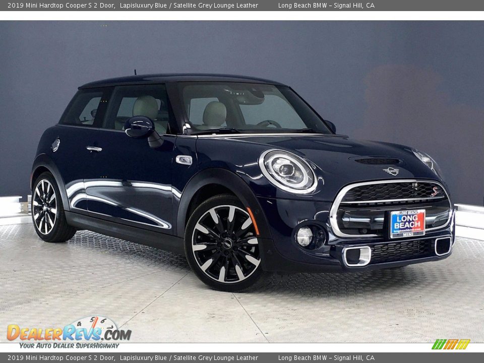 2019 Mini Hardtop Cooper S 2 Door Lapisluxury Blue / Satellite Grey Lounge Leather Photo #36