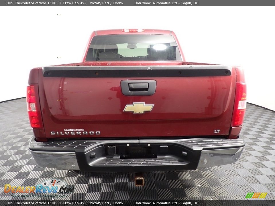 2009 Chevrolet Silverado 1500 LT Crew Cab 4x4 Victory Red / Ebony Photo #11