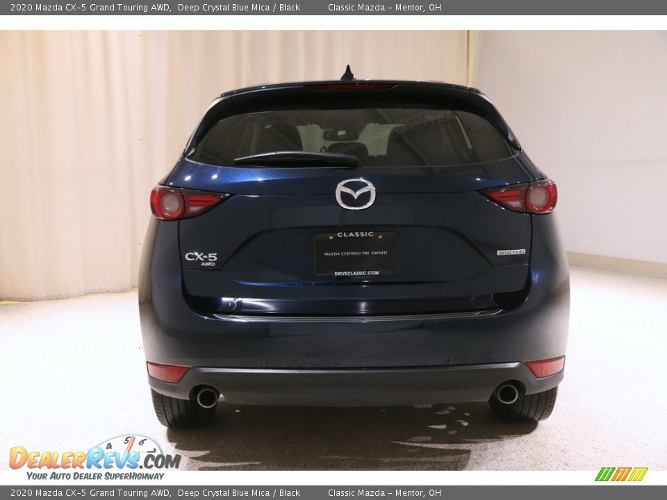 2020 Mazda CX-5 Grand Touring AWD Deep Crystal Blue Mica / Black Photo #19