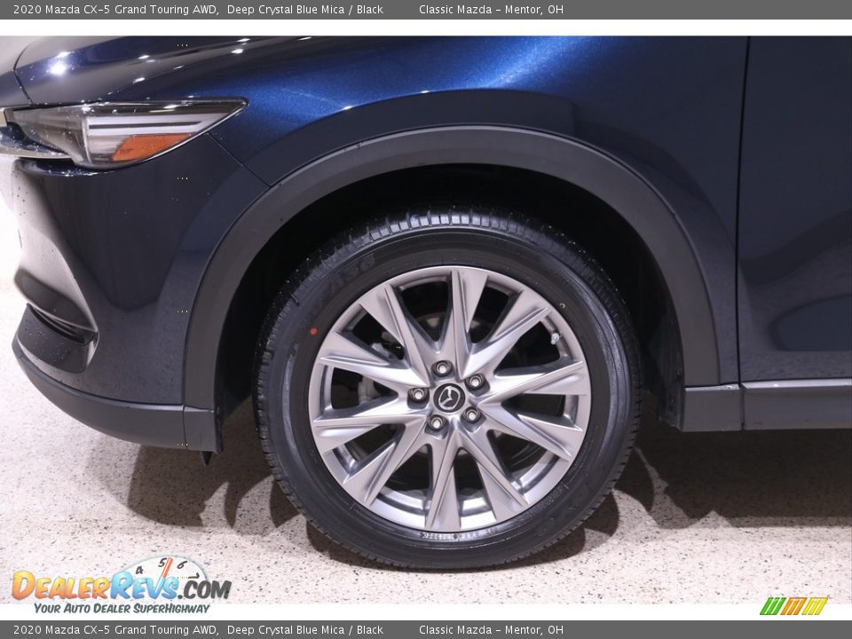 2020 Mazda CX-5 Grand Touring AWD Deep Crystal Blue Mica / Black Photo #21