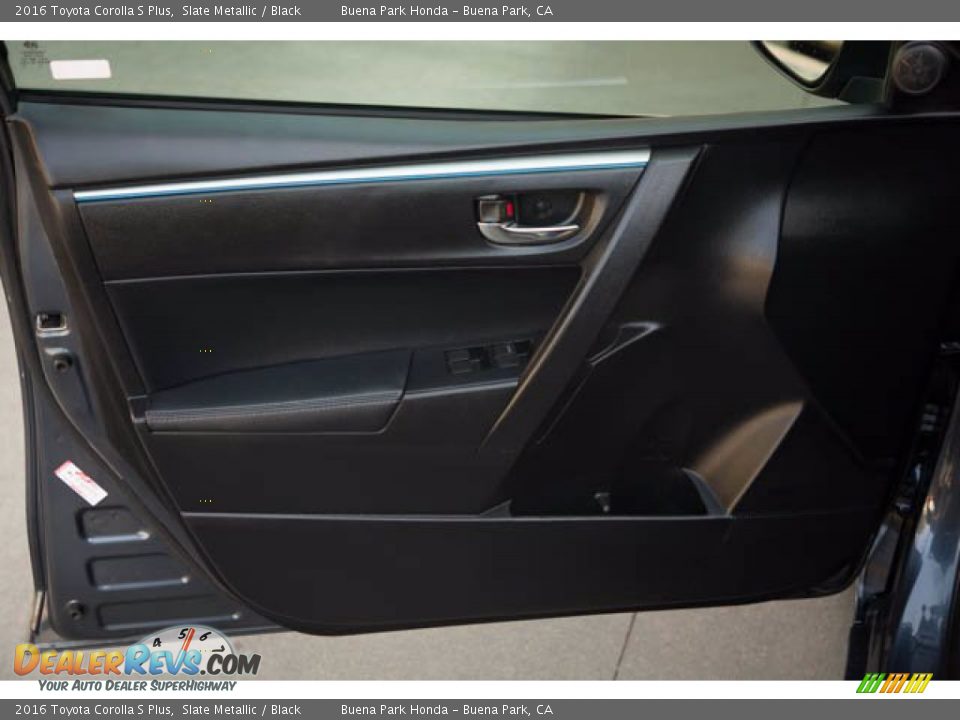 2016 Toyota Corolla S Plus Slate Metallic / Black Photo #26