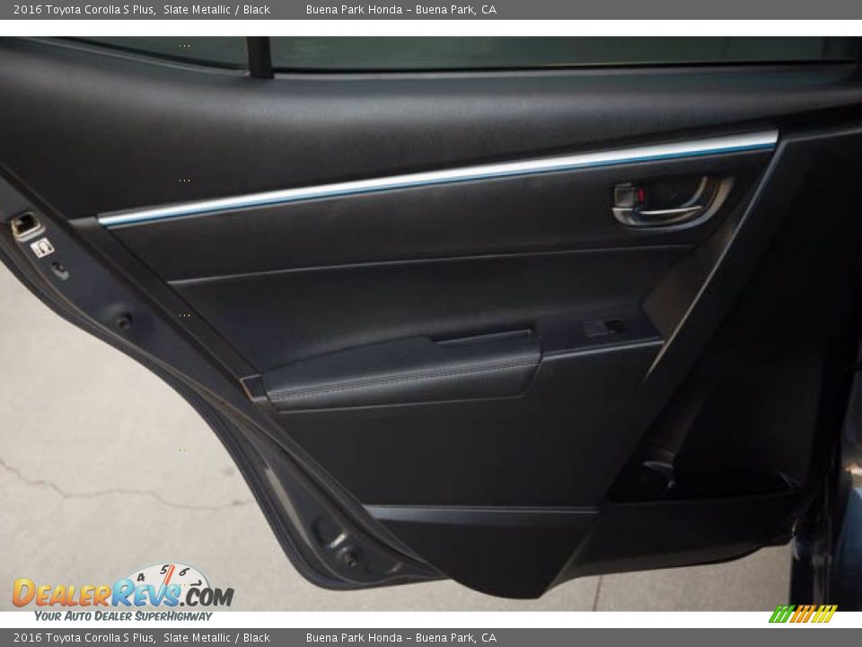 2016 Toyota Corolla S Plus Slate Metallic / Black Photo #28