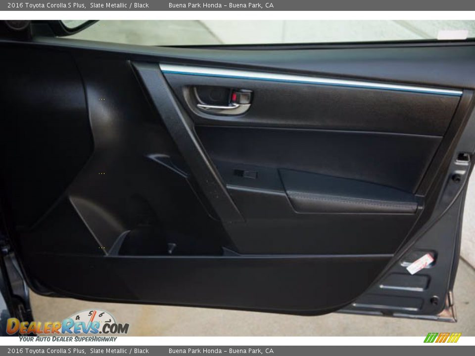 2016 Toyota Corolla S Plus Slate Metallic / Black Photo #30