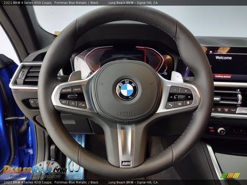 2021 BMW 4 Series 430i Coupe Steering Wheel Photo #8