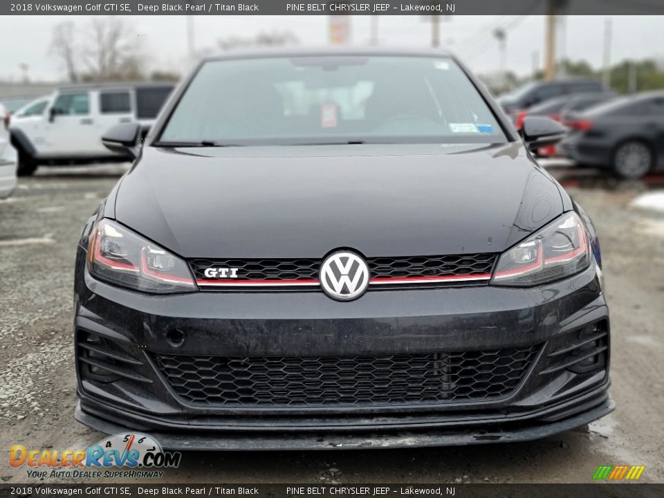 2018 Volkswagen Golf GTI SE Deep Black Pearl / Titan Black Photo #2