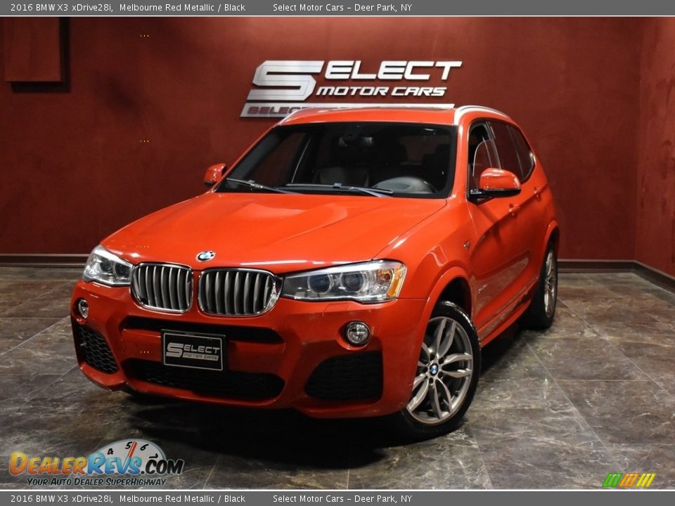 2016 BMW X3 xDrive28i Melbourne Red Metallic / Black Photo #1