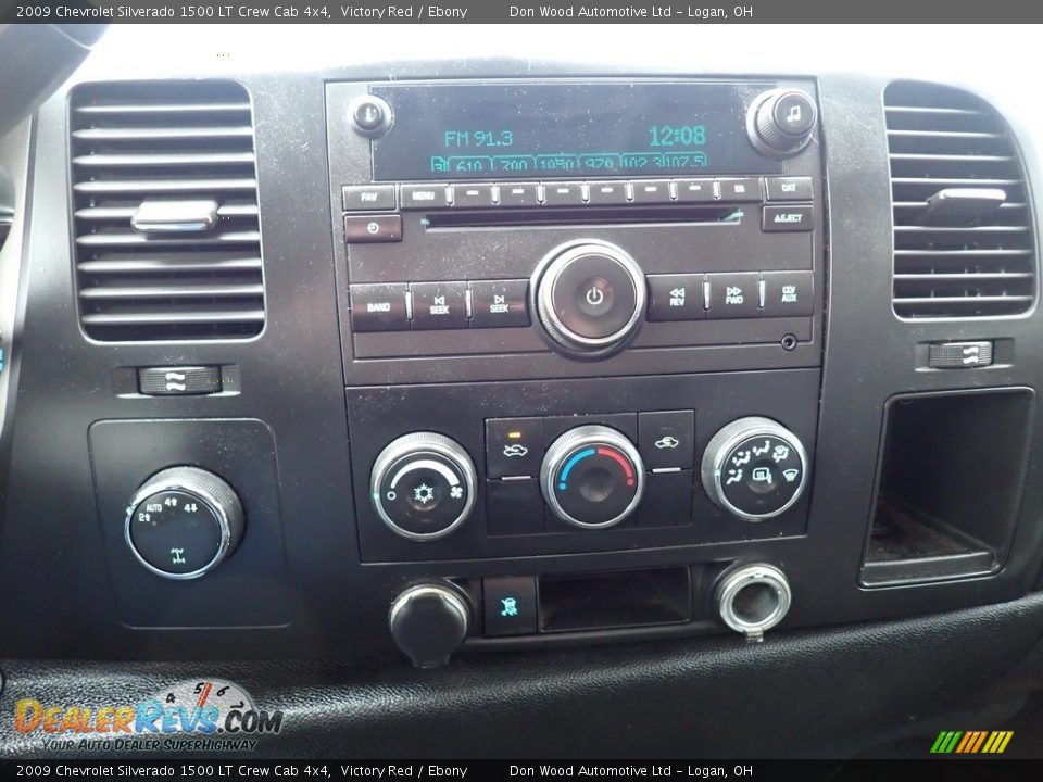 2009 Chevrolet Silverado 1500 LT Crew Cab 4x4 Victory Red / Ebony Photo #36