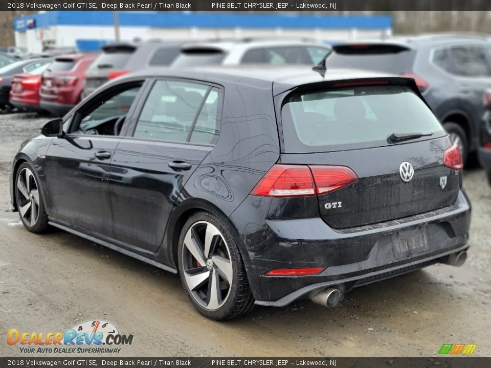 2018 Volkswagen Golf GTI SE Deep Black Pearl / Titan Black Photo #5