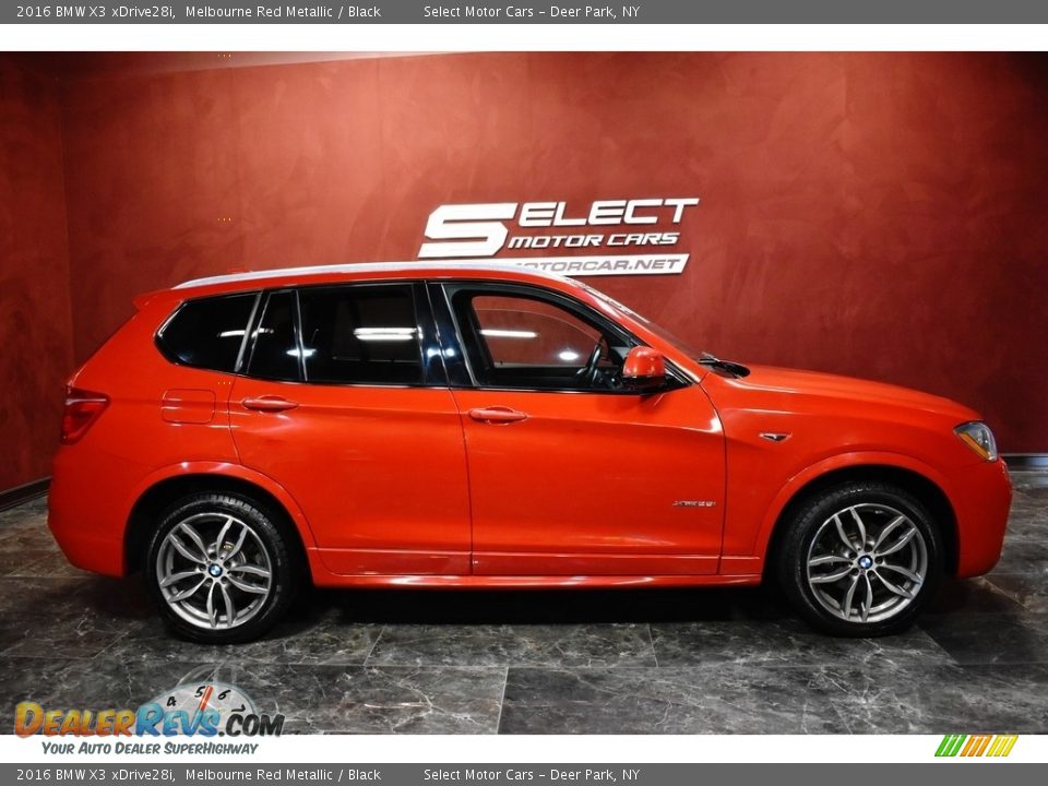 2016 BMW X3 xDrive28i Melbourne Red Metallic / Black Photo #4