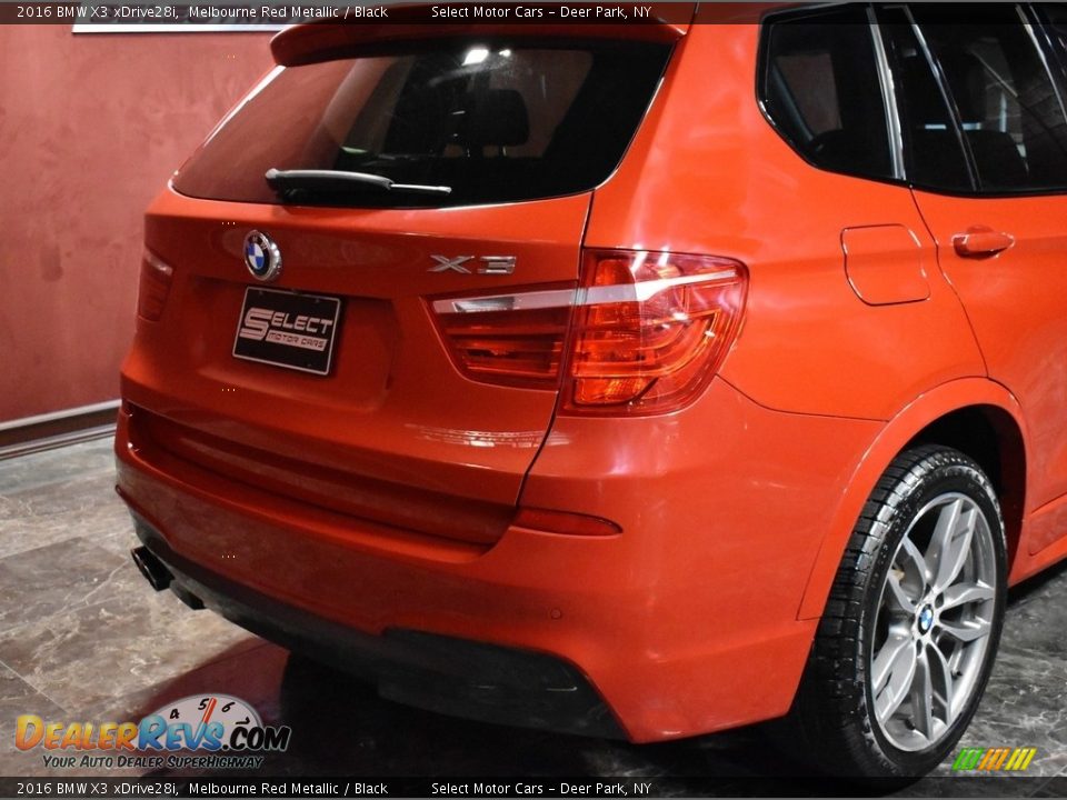 2016 BMW X3 xDrive28i Melbourne Red Metallic / Black Photo #5