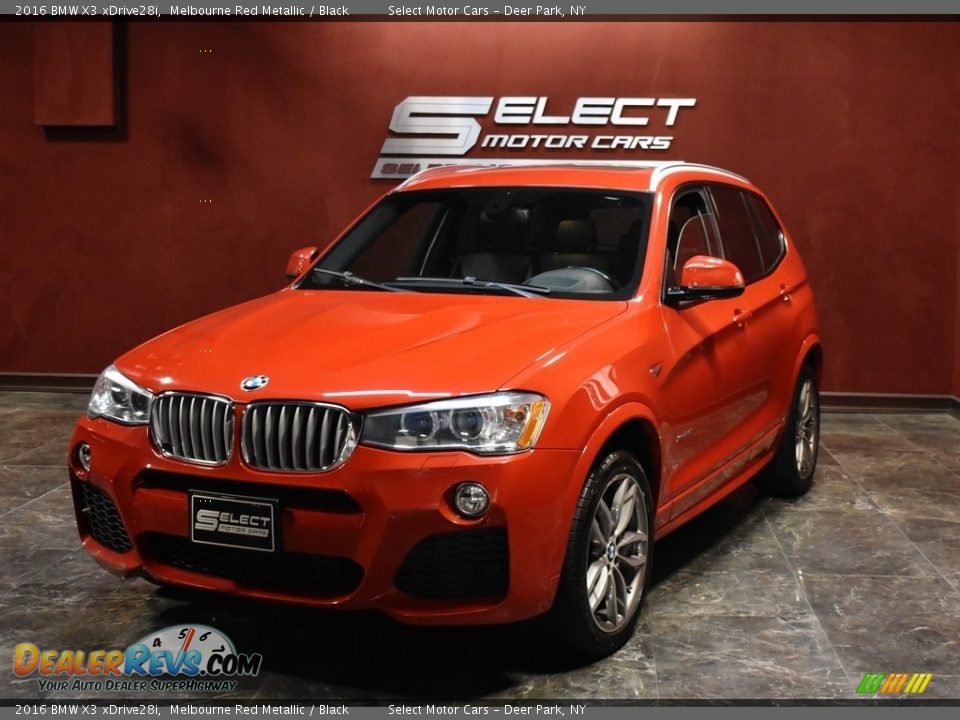 2016 BMW X3 xDrive28i Melbourne Red Metallic / Black Photo #6