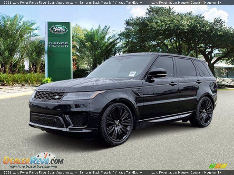 2021 Land Rover Range Rover Sport Autobiography Santorini Black Metallic / Vintage Tan/Ebony Photo #1