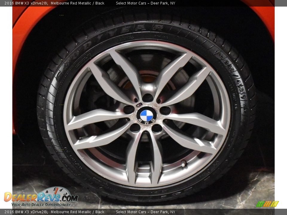 2016 BMW X3 xDrive28i Melbourne Red Metallic / Black Photo #7