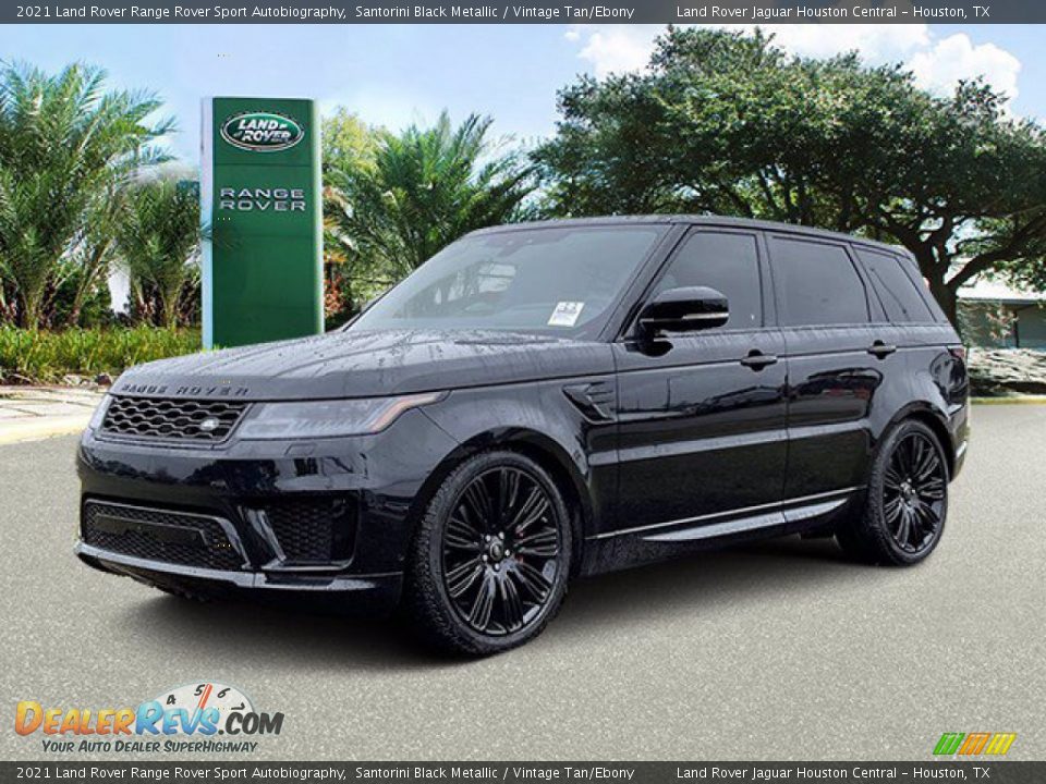 2021 Land Rover Range Rover Sport Autobiography Santorini Black Metallic / Vintage Tan/Ebony Photo #2