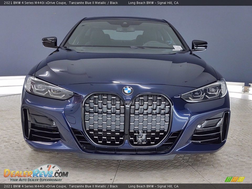 2021 BMW 4 Series M440i xDrive Coupe Tanzanite Blue II Metallic / Black Photo #2