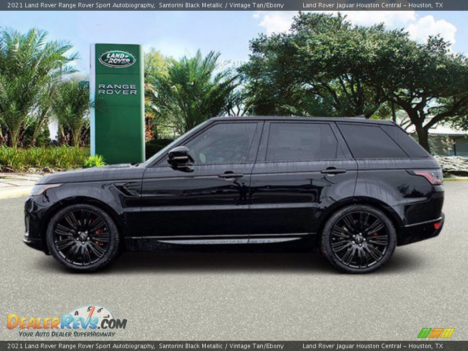 2021 Land Rover Range Rover Sport Autobiography Santorini Black Metallic / Vintage Tan/Ebony Photo #7