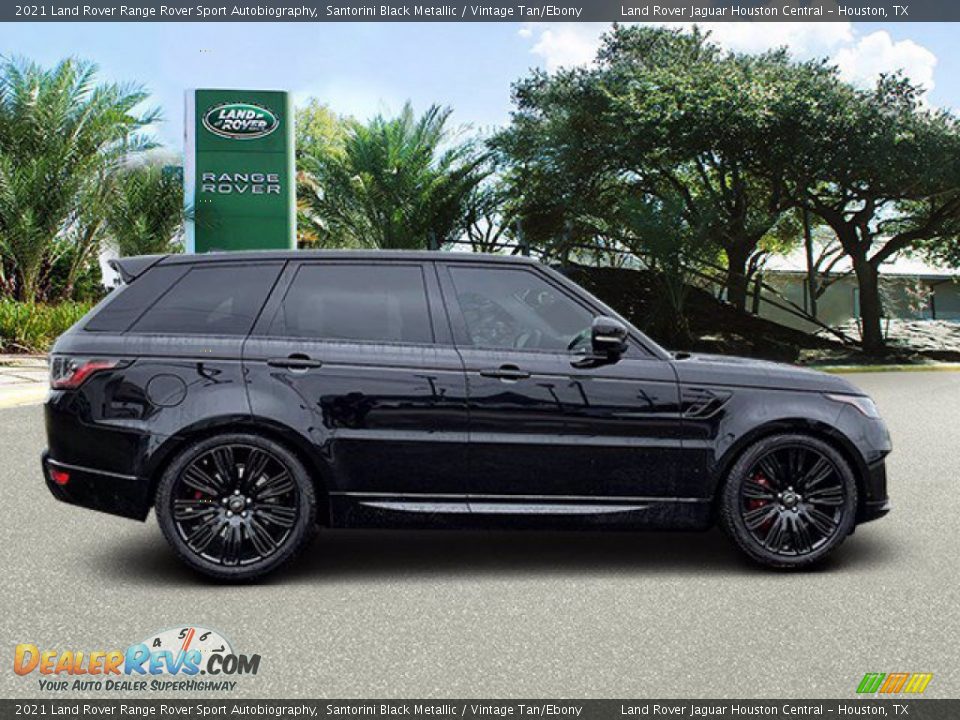 2021 Land Rover Range Rover Sport Autobiography Santorini Black Metallic / Vintage Tan/Ebony Photo #8