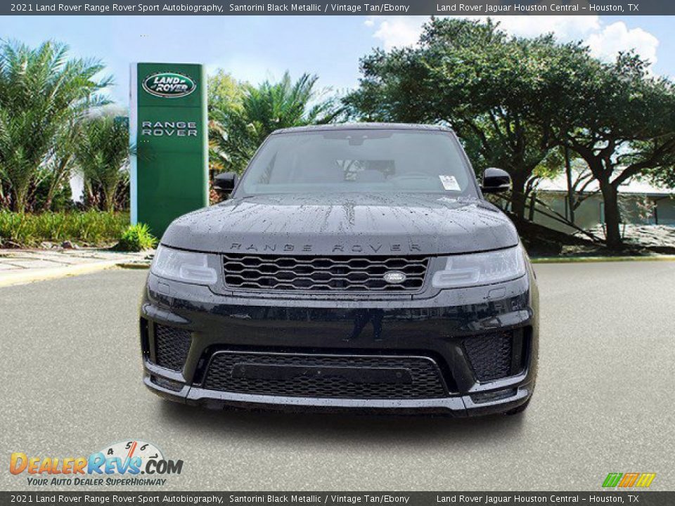 2021 Land Rover Range Rover Sport Autobiography Santorini Black Metallic / Vintage Tan/Ebony Photo #10